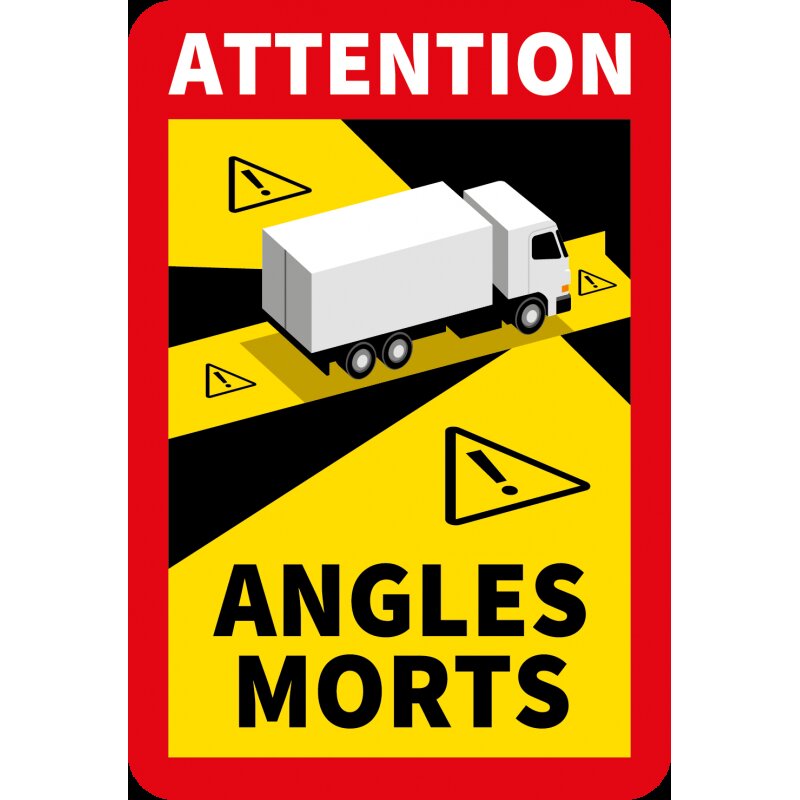 Stickers Officiel Angle Mort