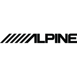 Stickers logo Alpine Auto